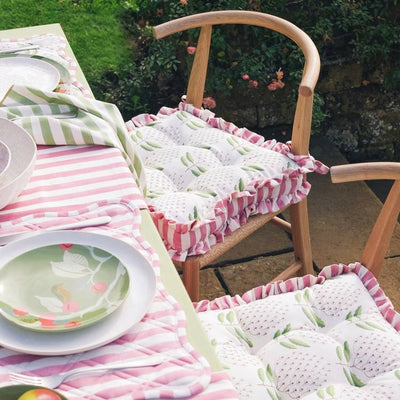 Argos Habitat x Sanderson & National Trust Bellis Seat Cushion 2pk- Buy online at McGrocer