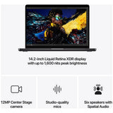 Apple MacBook Pro 14.2in M4 Pro 24GB 512GB Space Black, imported from the UK