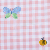 Argos Home bee gingham toddler bedding set, imported from the UK