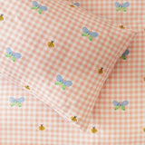 Argos Home bee gingham toddler bedding set, imported from the UK