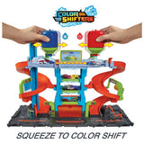 Hot Wheels City Mega Car Wash playset with Colour Shifters car - British product