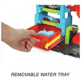 Hot Wheels City Mega Car Wash playset with Colour Shifters car - British product