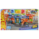 Hot Wheels City Mega Car Wash playset with Colour Shifters car - British product