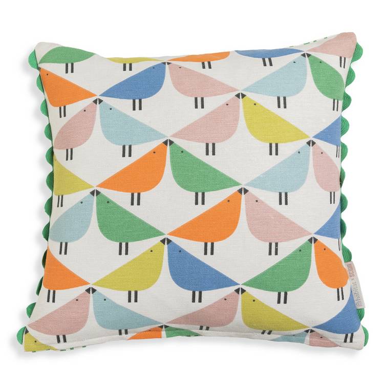 Habitat Scion Lintu cushion green 43x43cm (British brand)