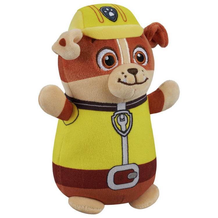Paw Patrol Rubble HugMees soft toy 10 inch, UK version