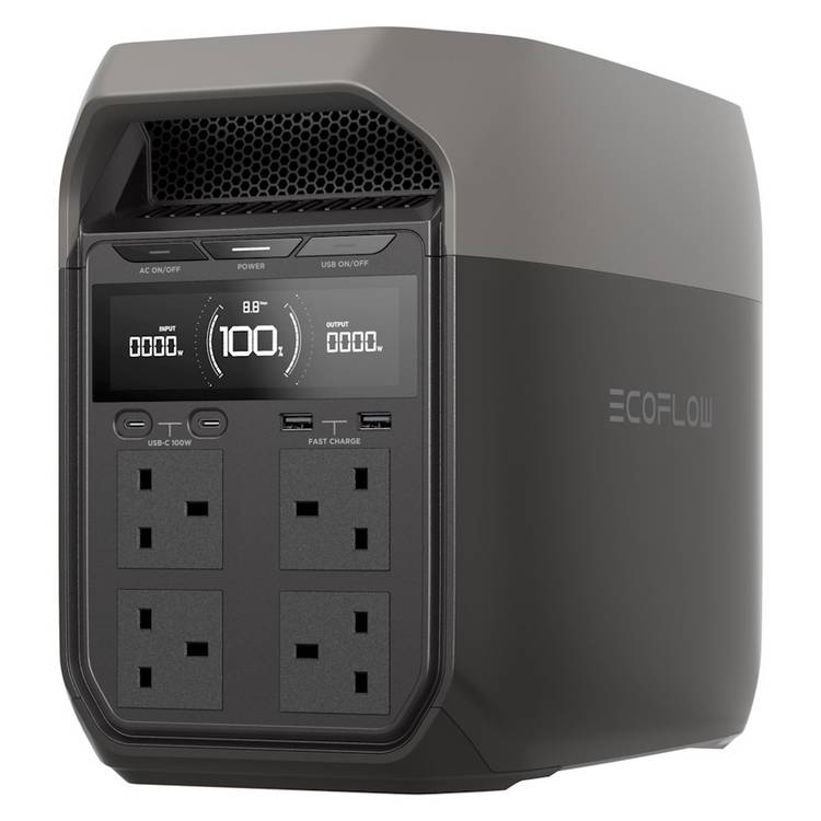 EcoFlow DELTA 3 portable power station 1024Wh, imported from the UK