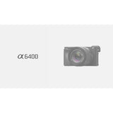 Sony A6400 APS-C mirrorless camera with 16-50mm lens (British brand)