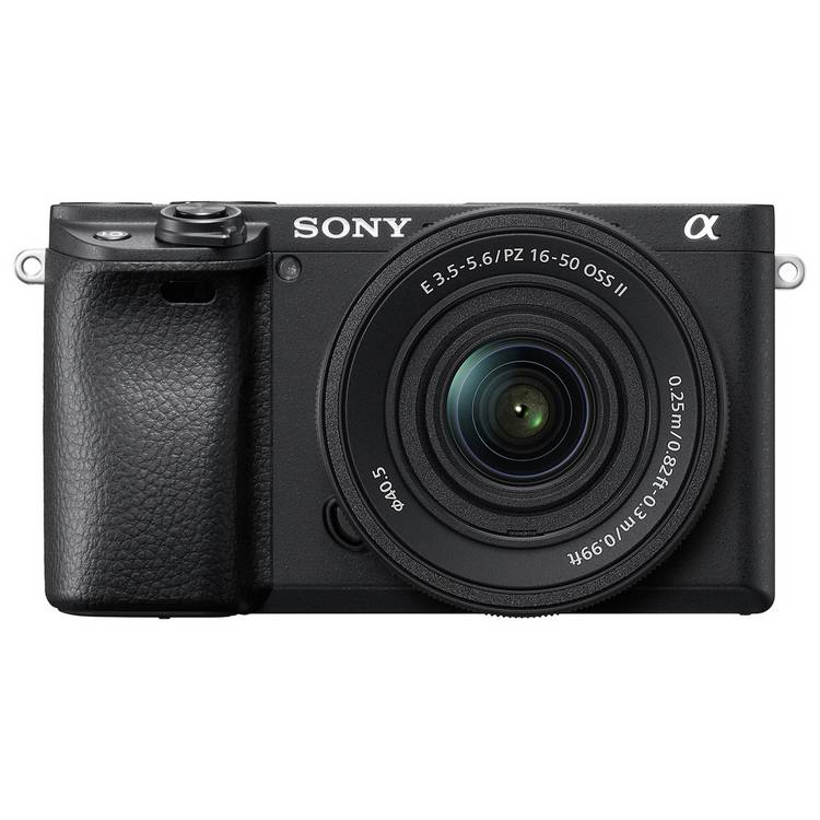 Sony A6400 APS-C mirrorless camera with 16-50mm lens (British brand)
