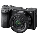 Sony A6400 APS-C mirrorless camera with 16-50mm lens (British brand)