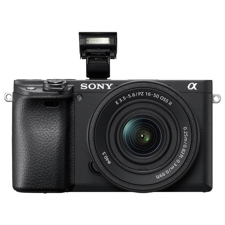 Sony A6400 APS-C mirrorless camera with 16-50mm lens (British brand)