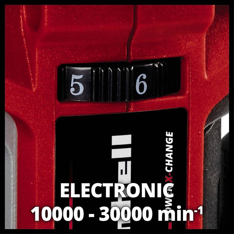 Einhell Power X-Change Solo cordless palm router 18V, UK version