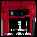 Einhell Power X-Change Solo cordless palm router 18V, UK version