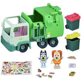 Bluey articulated garbage truck toy with figures (British brand)