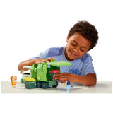 Bluey articulated garbage truck toy with figures (British brand)