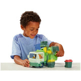 Bluey articulated garbage truck toy with figures (British brand)