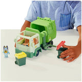 Bluey articulated garbage truck toy with figures (British brand)