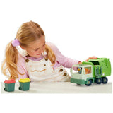 Bluey articulated garbage truck toy with figures (British brand)