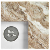 Habitat natural marble picture frame 4x4 inch, imported from the UK