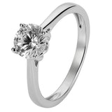 Argos Revere Sterling Silver Cubic Zirconia Engagement Ring- Buy online at McGrocer