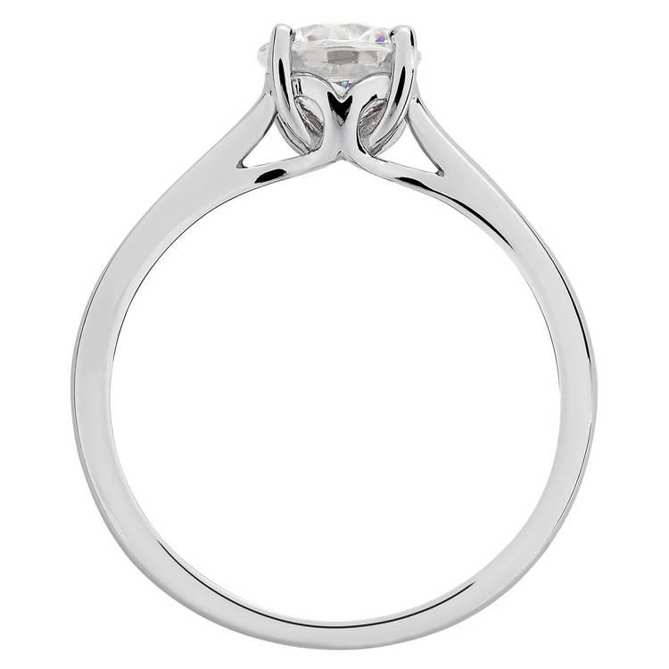 Revere sterling silver cubic zirconia engagement ring, imported from the UK