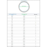 Revere sterling silver cubic zirconia engagement ring, imported from the UK