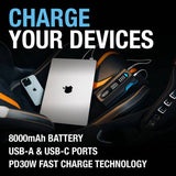 Ring Ultraboost jump starter power bank 8000mAh, imported from the UK