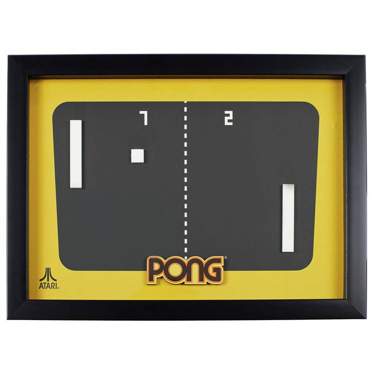 Atari wall art 3D Pong Collection - British product