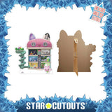 Star Cutouts Gabby's Dollhouse cardboard cutout, imported from the UK