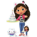 Gabby's Dollhouse cardboard cutout Gabby with cake 95cm (British brand)