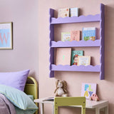 Argos Habitat Kids Flo Wavy Wall Mounted Storage Shelf Lilac 92.5x73x11.1cm- Buy online at McGrocer
