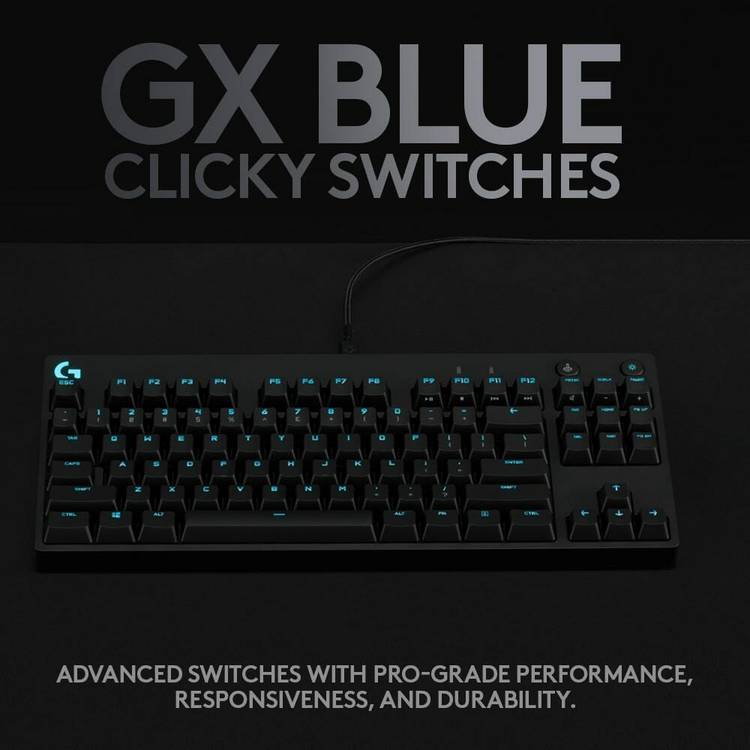 Logitech G Pro tenkeyless gaming keyboard wired, imported from the UK