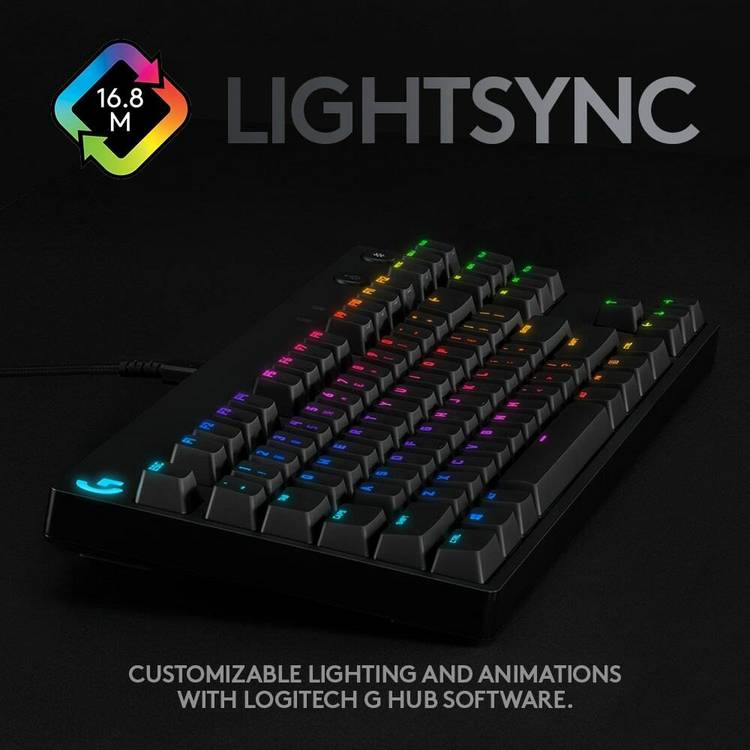 Logitech G Pro tenkeyless gaming keyboard wired, imported from the UK
