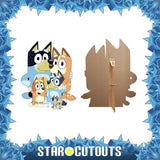 Bluey Heeler Family cardboard cutout - British product