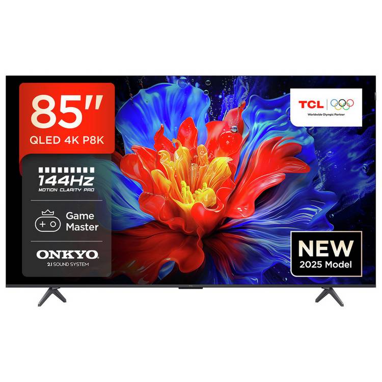 TCL 85P8K QLED TV 85 inches - British product