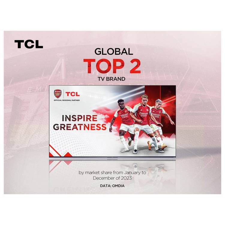 TCL 85P8K QLED TV 85 inches - British product