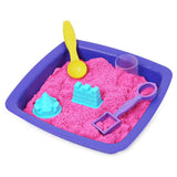 Kinetic Sand Shimmer Sparkle Sandcastle Set 453g (British brand)