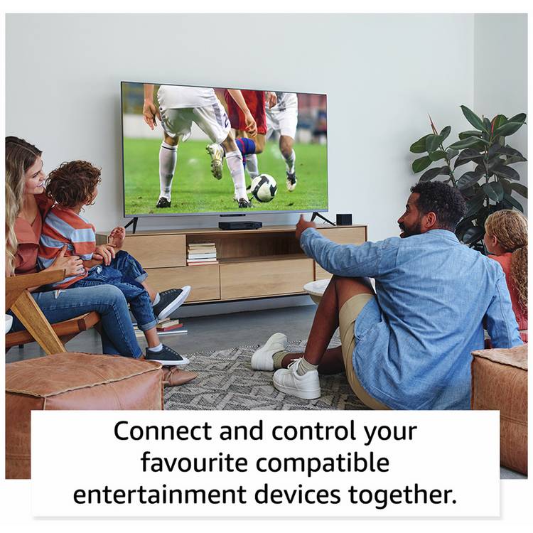 Amazon Fire TV Cube media player with Alexa, imported from the UK