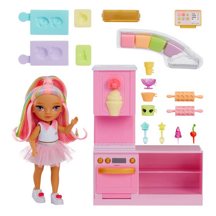 Rainbow High Little Dessert Shop Playset Kandy Hart doll, UK version