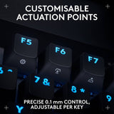 Logitech Pro X TKL RAPID wired gaming keyboard (British brand)