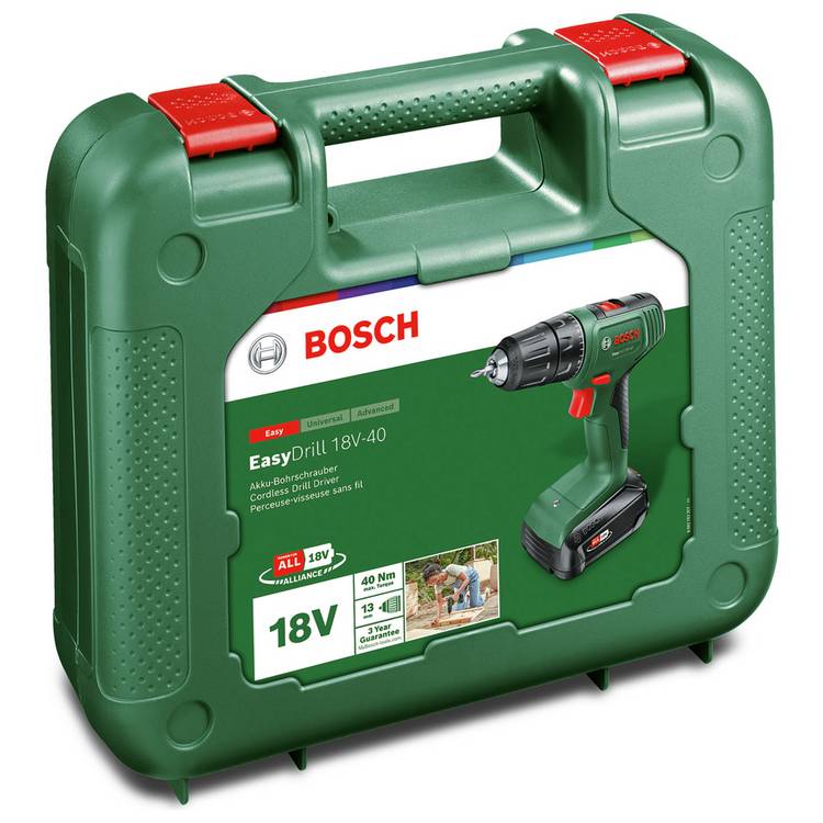 Bosch EasyDrill 18V cordless drilldriver 1.5Ah (British brand)