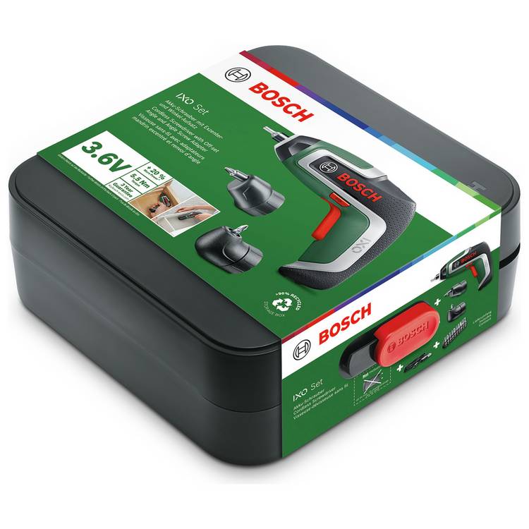Bosch IXO 7 cordless screwdriver 3.6V - British product