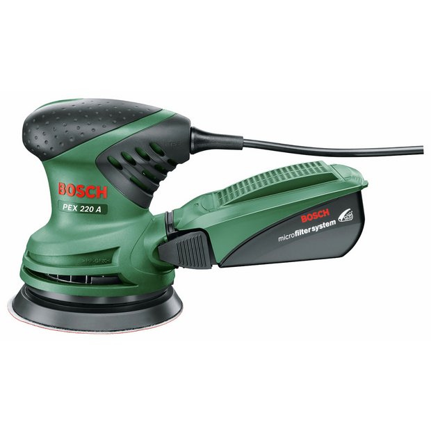Bosch corded random orbit sander PEX 220 A 220W, imported from the UK