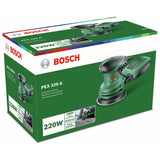 Bosch corded random orbit sander PEX 220 A 220W, imported from the UK