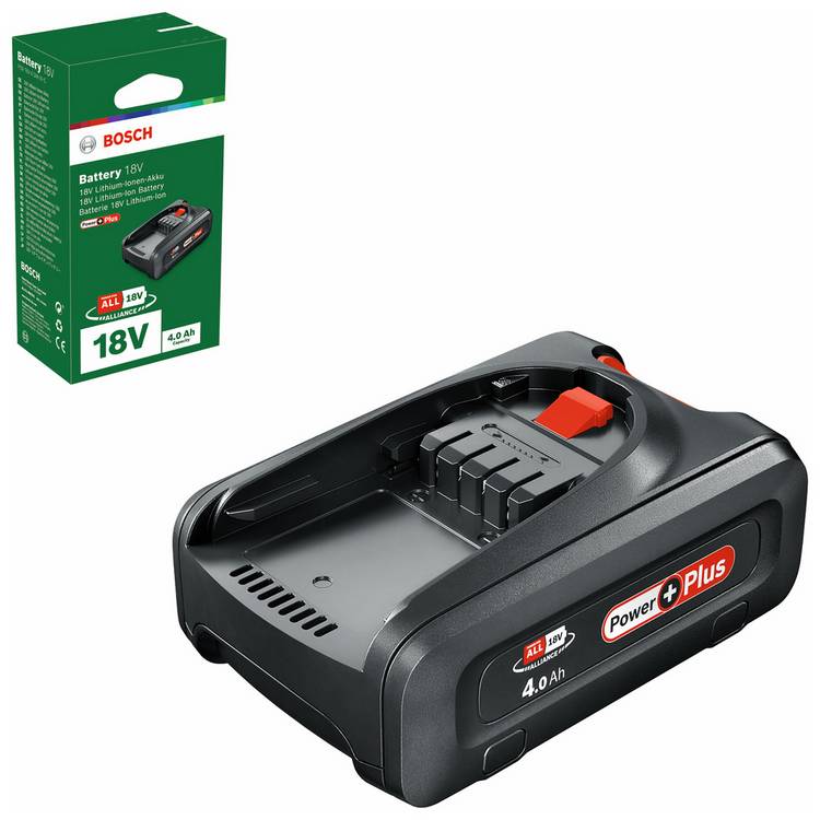 Bosch PowerPlus 4.0Ah 18V battery pack (British brand)
