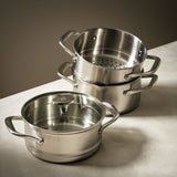 Argos Habitat 3 Tier Brushed Stainless Steel Steamer 2L- Buy online at McGrocer