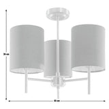 Argos Home green candelabra ceiling light 3 light (British brand)