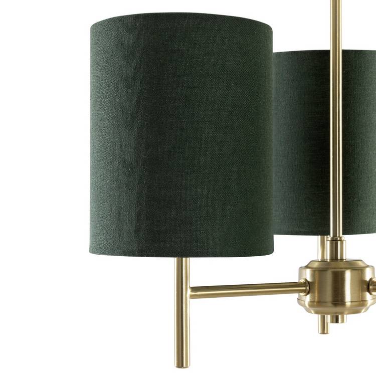 Argos Home green candelabra ceiling light 3 light (British brand)