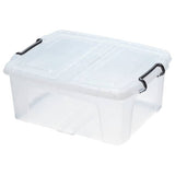 Argos Strata Smart 24L Plastic Storage Box with Lid - Clear- Buy online at McGrocer