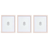 Habitat pink wooden picture frames set of 3, UK version