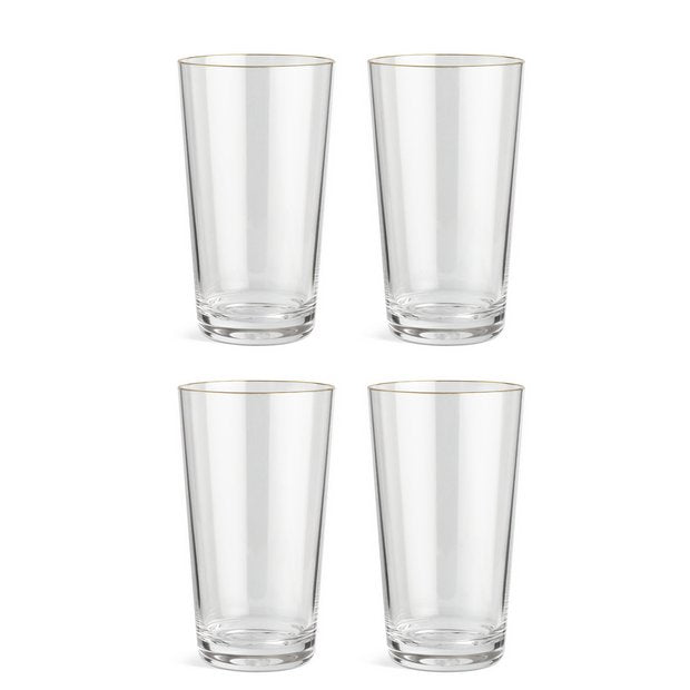 Habitat gold rim tumblers set of 4, UK version